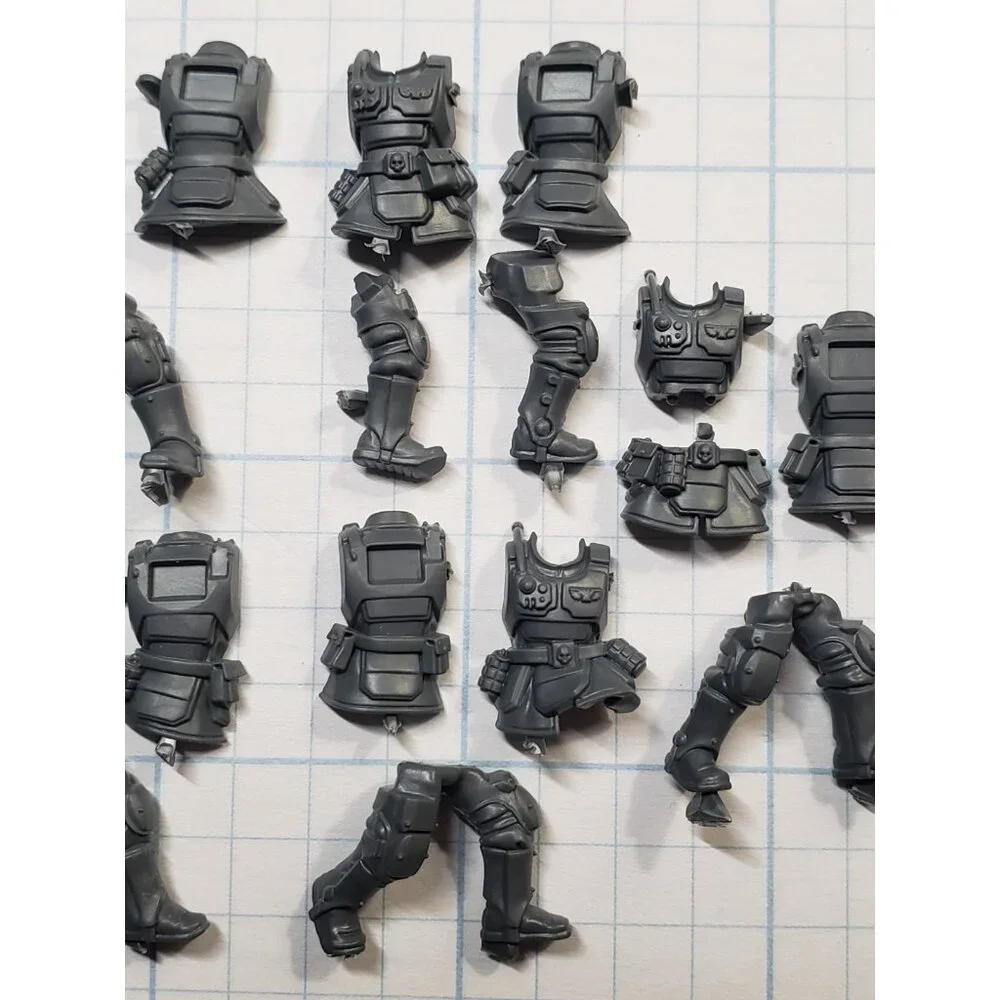 Warhammer 40k Kill Team Bits Cadian Kasrkin Trooper Torso Legs x5 Set - Picture 7 of 8
